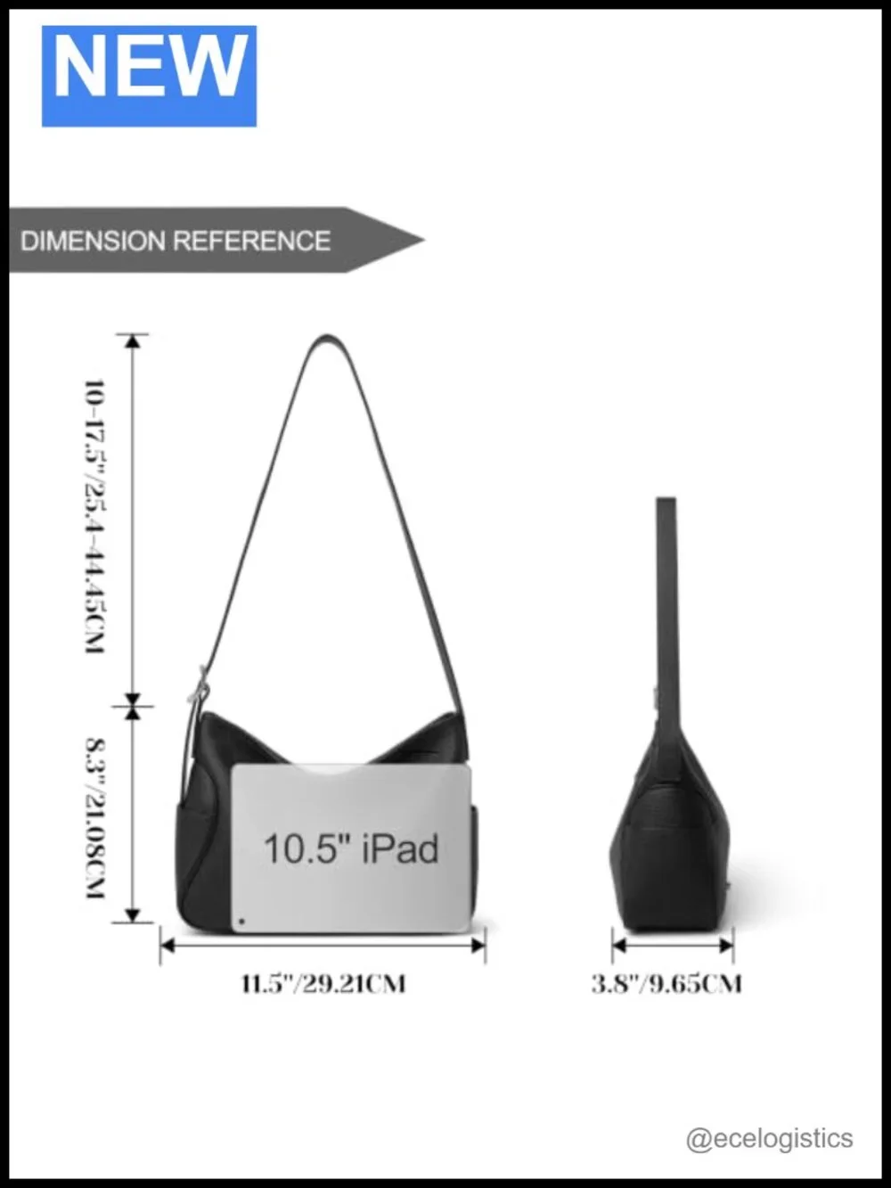 Genuine Leather Hobo Purse for Women, Soft Top Grained Shoulder Tote Bag with